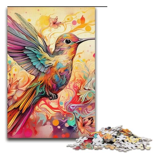 Puzzle 1000 Teile für Erwachsene, Farbkolibri, Lernspiel, Herausforderung, Spielzeug, Geschenk für Geburtstage, Größe 38 x 26 cm Puzzle 1000 Teile für Erwachsene, Farbkolibri, Lernspiel, Herausforderung, Spielzeug, Geschenk für Geburtstage, Größe 38 x 26 cm von LLONGKT