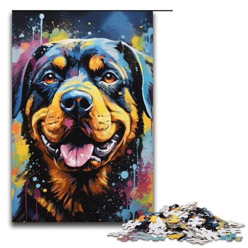 Puzzle 1000 Teile für Erwachsene, Graffiti-Malerei, Hai-Puzzle, Lernspiele, Lernspiel für Geburtstag, Weihnachten, Größe 38 x 26 cm Puzzle 1000 Teile für Erwachsene, Graffiti-Malerei, Hai-Puzzle, Lernspiele, Lernspiel für Geburtstag, Weihnachten, Größe 38 x 26 cm von LLONGKT