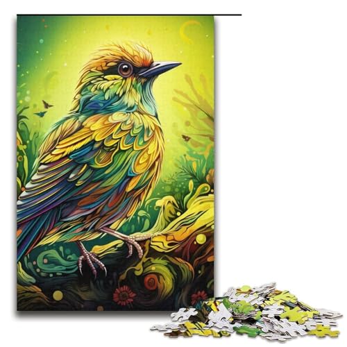 Puzzle 1000 Teile für Erwachsene, Grüner Spatz, Puzzle, Lernspiele, Lernspiel für Geburtstag, Weihnachten, Größe 38 x 26 cm Puzzle 1000 Teile für Erwachsene, Grüner Spatz, Puzzle, Lernspiele, Lernspiel für Geburtstag, Weihnachten, Größe 38 x 26 cm von LLONGKT