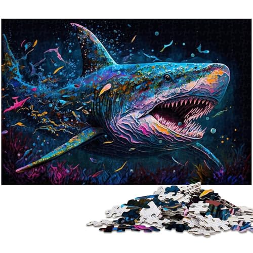 Puzzle 1000 Teile für Erwachsene, Hai-Mal-Puzzle, Lernpuzzle, Familienspiel, Weihnachtswunschliste mit Weihnachtsmann, Größe 50 x 75 cm Puzzle 1000 Teile für Erwachsene, Hai-Mal-Puzzle, Lernpuzzle, Familienspiel, Weihnachtswunschliste mit Weihnachtsmann, Größe 50 x 75 cm von LLONGKT