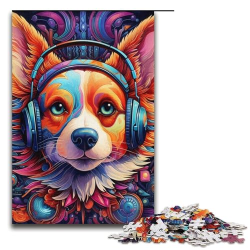 Puzzle 1000 Teile für Erwachsene, Hundepuzzle, Lernspiele, Weihnachts- und Geburtstagsgeschenke für Teenager ab 14 Jahren, Größe 38 x 26 cm Puzzle 1000 Teile für Erwachsene, Hundepuzzle, Lernspiele, Weihnachts- und Geburtstagsgeschenke für Teenager ab 14 Jahren, Größe 38 x 26 cm von LLONGKT