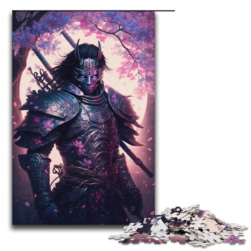Puzzle 1000 Teile für Erwachsene, Japanisches Ninja-Puzzle für Erwachsene, Kartonpuzzle, Lernspiele, Größe 38 x 26 cm von LLONGKT