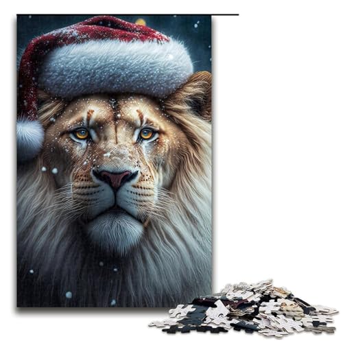 Puzzle 1000 Teile für Erwachsene, Löwen-Puzzle, Lernspiele, Weihnachts- und Geburtstagsgeschenke für Teenager ab 14 Jahren, Größe 50 x 75 cm Puzzle 1000 Teile für Erwachsene, Löwen-Puzzle, Lernspiele, Weihnachts- und Geburtstagsgeschenke für Teenager ab 14 Jahren, Größe 50 x 75 cm von LLONGKT