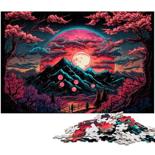 Puzzle 1000 Teile für Erwachsene, Mount Fuji, als Geschenk, stärkt die Liebe zwischen Paaren, Größe 50 x 75 cm Puzzle 1000 Teile für Erwachsene, Mount Fuji, als Geschenk, stärkt die Liebe zwischen Paaren, Größe 50 x 75 cm von LLONGKT