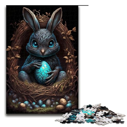 Puzzle 1000 Teile für Erwachsene, Osterhasen-Puzzle, Lernspiele, tolle Geschenke und Spielzeuge für Teenager ab 14 Jahren, Größe 50 x 75 cm Puzzle 1000 Teile für Erwachsene, Osterhasen-Puzzle, Lernspiele, tolle Geschenke und Spielzeuge für Teenager ab 14 Jahren, Größe 50 x 75 cm von LLONGKT