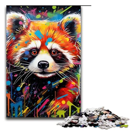 Puzzle 1000 Teile für Erwachsene, Panda-Art-Graffiti-Puzzle, Lernspiele, Lernspiel für Geburtstag, Weihnachten, Größe 50 x 75 cm Puzzle 1000 Teile für Erwachsene, Panda-Art-Graffiti-Puzzle, Lernspiele, Lernspiel für Geburtstag, Weihnachten, Größe 50 x 75 cm von LLONGKT