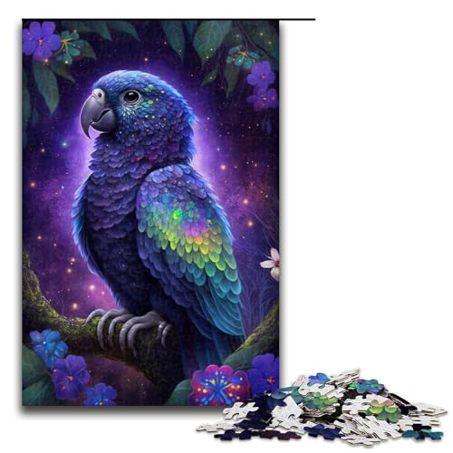 Puzzle 1000 Teile für Erwachsene, Papagei, Blumenuniversum, Puzzle für Teenager, Holzpuzzle, Familienaktivität, Größe 50 x 75 cm Puzzle 1000 Teile für Erwachsene, Papagei, Blumenuniversum, Puzzle für Teenager, Holzpuzzle, Familienaktivität, Größe 50 x 75 cm von LLONGKT