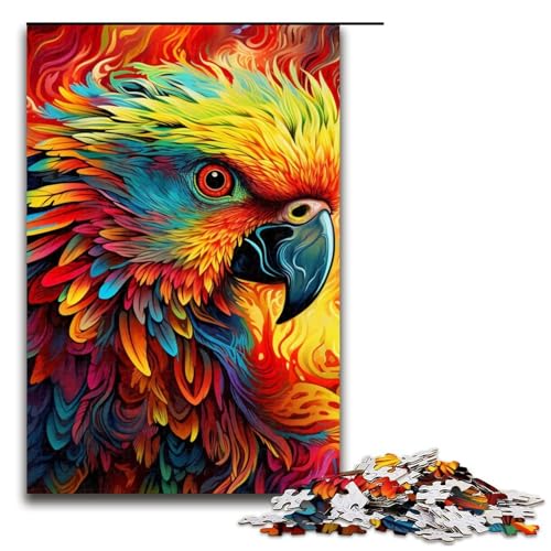 Puzzle 1000 Teile für Erwachsene, Papageien-Puzzle, verbessert das Gedächtnis, geeignet für Kinder und Jugendliche ab 14 Jahren, Größe 50 x 75 cm Puzzle 1000 Teile für Erwachsene, Papageien-Puzzle, verbessert das Gedächtnis, geeignet für Kinder und Jugendliche ab 14 Jahren, Größe 50 x 75 cm von LLONGKT