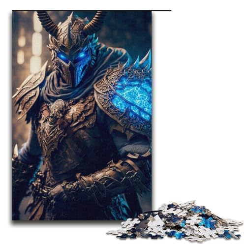 Puzzle 1000 Teile für Erwachsene, Ritterpuzzle, Lernspiele, lustige Puzzles für Teenager ab 14 Jahren, Größe 38 x 26 cm von LLONGKT