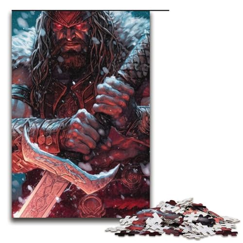 Puzzle 1000 Teile für Erwachsene, Roter Schnee, Riesenpuzzle, Holzpuzzle für Erwachsene, lustiges Familienspiel, Größe 50 x 75 cm Puzzle 1000 Teile für Erwachsene, Roter Schnee, Riesenpuzzle, Holzpuzzle für Erwachsene, lustiges Familienspiel, Größe 50 x 75 cm von LLONGKT