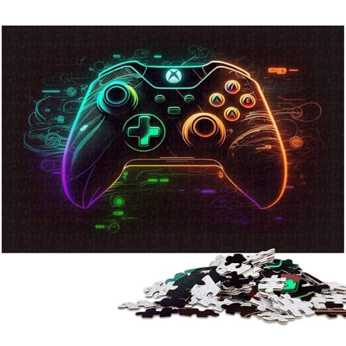 Puzzle 1000 Teile für Erwachsene, Spiel „Grünes Neon-Puzzle“, Mitmach-Spiel, Geschenke für Freunde und Familie, für Teenager ab 14 Jahren, Größe 38 x 26 cm Puzzle 1000 Teile für Erwachsene, Spiel „Grünes Neon-Puzzle“, Mitmach-Spiel, Geschenke für Freunde und Familie, für Teenager ab 14 Jahren, Größe 38 x 26 cm von LLONGKT