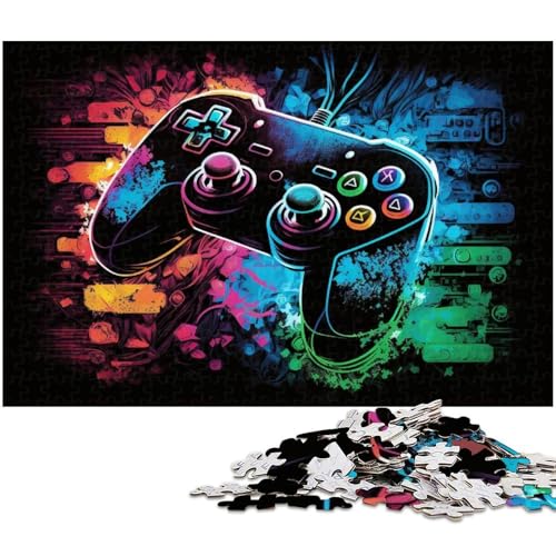 Puzzle 1000 Teile für Erwachsene, Spiel Neon, Lernspiel, Herausforderung, Spielzeug, Geschenk für Geburtstage, Größe 50 x 75 cm Puzzle 1000 Teile für Erwachsene, Spiel Neon, Lernspiel, Herausforderung, Spielzeug, Geschenk für Geburtstage, Größe 50 x 75 cm von LLONGKT