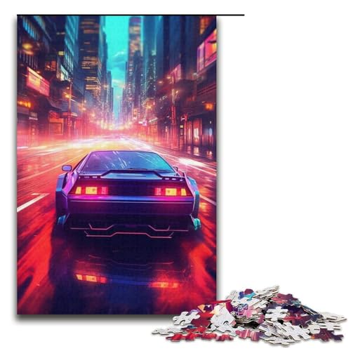 Puzzle 1000 Teile für Erwachsene, Supercar-Rennen, Dekomprimieren, intellektuelles Lernspielzeug, Geschenk für Geburtstage, Größe 38 x 26 cm Puzzle 1000 Teile für Erwachsene, Supercar-Rennen, Dekomprimieren, intellektuelles Lernspielzeug, Geschenk für Geburtstage, Größe 38 x 26 cm von LLONGKT
