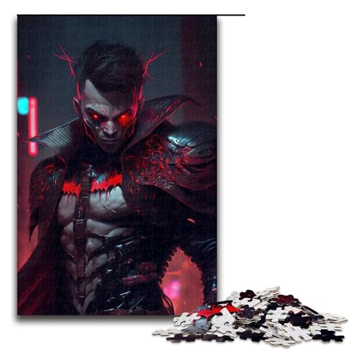 Puzzle 1000 Teile für Erwachsene, Teufelspuzzle für Erwachsene, Holzpuzzle, Familiendekoration, Größe 50 x 75 cm Puzzle 1000 Teile für Erwachsene, Teufelspuzzle für Erwachsene, Holzpuzzle, Familiendekoration, Größe 50 x 75 cm von LLONGKT