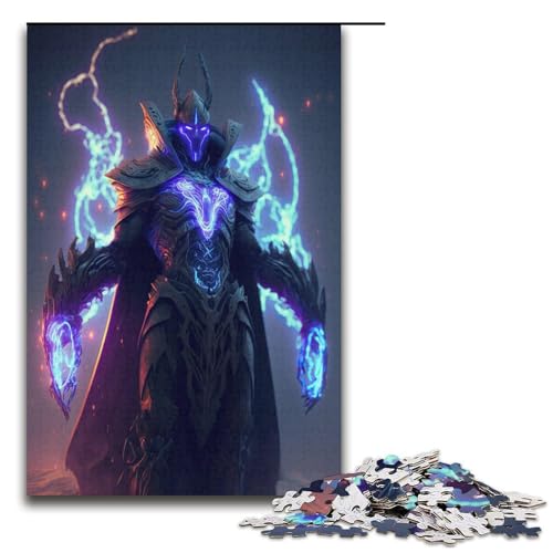 Puzzle 1000 Teile für Erwachsene, Teufelspuzzle für Erwachsene, praktisches Spiel (Größe 38 x 26 cm) von LLONGKT