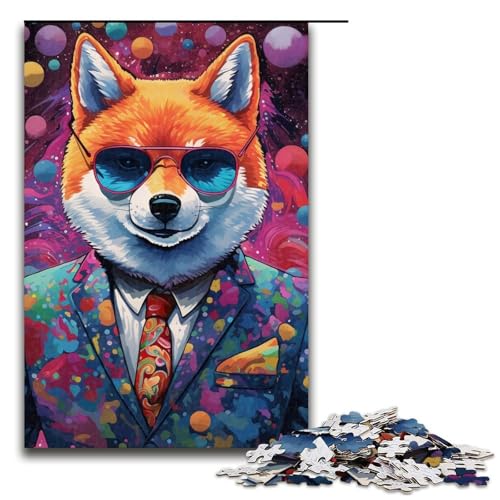 Puzzle 1000 Teile für Erwachsene, Tier-Shiba-Inu-Puzzle, Lernspiele, Lernspiel für Geburtstag, Weihnachten, Größe 50 x 75 cm Puzzle 1000 Teile für Erwachsene, Tier-Shiba-Inu-Puzzle, Lernspiele, Lernspiel für Geburtstag, Weihnachten, Größe 50 x 75 cm von LLONGKT