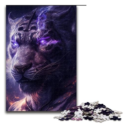 Puzzle 1000 Teile für Erwachsene, Tiger-Puzzle für Erwachsene, Holzpuzzle für Teenager, Geschenke, Größe 50 x 75 cm Puzzle 1000 Teile für Erwachsene, Tiger-Puzzle für Erwachsene, Holzpuzzle für Teenager, Geschenke, Größe 50 x 75 cm von LLONGKT