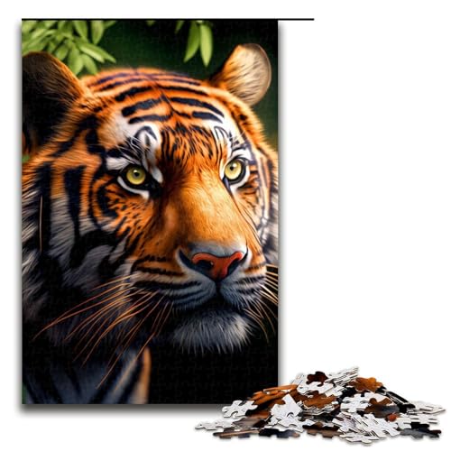 Puzzle 1000 Teile für Erwachsene, Tiger-Puzzle für Jugendliche ab 14 Jahren, Größe 50 x 75 cm von LLONGKT