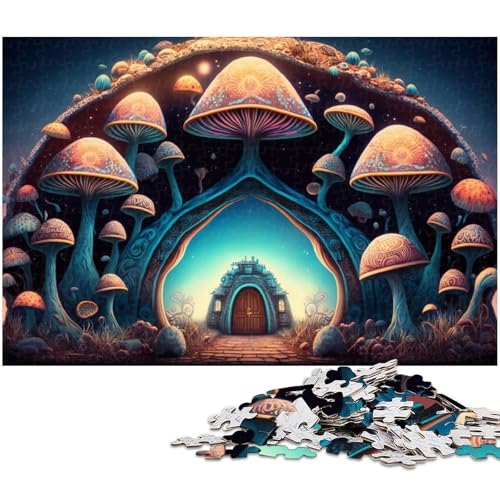 Puzzle 1000 Teile für Erwachsene, Zauberpilze, Lernspiel, Herausforderung, Spielzeug, Geschenk für Geburtstage, Größe 38 x 26 cm Puzzle 1000 Teile für Erwachsene, Zauberpilze, Lernspiel, Herausforderung, Spielzeug, Geschenk für Geburtstage, Größe 38 x 26 cm von LLONGKT