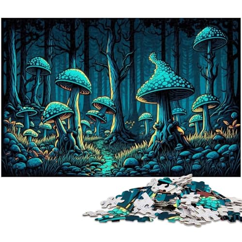 Puzzle 1000 Teile für Erwachsene, Zauberpilze, Lernspiel, Herausforderung, Spielzeug, Geschenk für Geburtstage, Größe 50 x 75 cm Puzzle 1000 Teile für Erwachsene, Zauberpilze, Lernspiel, Herausforderung, Spielzeug, Geschenk für Geburtstage, Größe 50 x 75 cm von LLONGKT