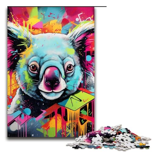 Puzzle 1000 Teile für Erwachsene, Zombie-Graffiti-Malerei, Puzzle als Geschenkidee, geeignet für Jugendliche ab 14 Jahren, Größe 50 x 75 cm von LLONGKT