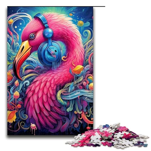Puzzle 1000 Teile für Erwachsene, buntes Flamingo-Puzzle, Lernspiele, Lernspiel für Geburtstag, Weihnachten, Größe 50 x 75 cm Puzzle 1000 Teile für Erwachsene, buntes Flamingo-Puzzle, Lernspiele, Lernspiel für Geburtstag, Weihnachten, Größe 50 x 75 cm von LLONGKT