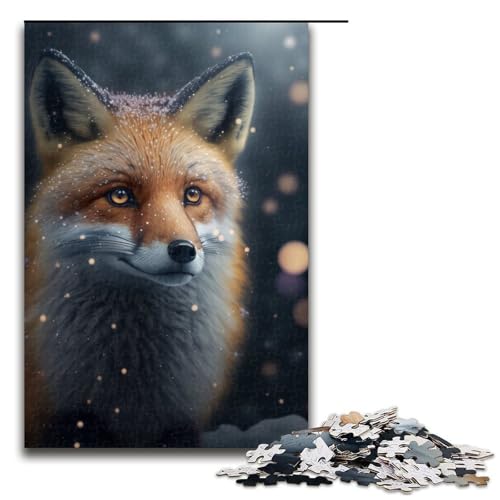 Puzzle 1000 Teile für Erwachsene, süßes Baby-Fuchs-Puzzle für Teenager, Holzpuzzle, Familienaktivität, Größe 50 x 75 cm Puzzle 1000 Teile für Erwachsene, süßes Baby-Fuchs-Puzzle für Teenager, Holzpuzzle, Familienaktivität, Größe 50 x 75 cm von LLONGKT