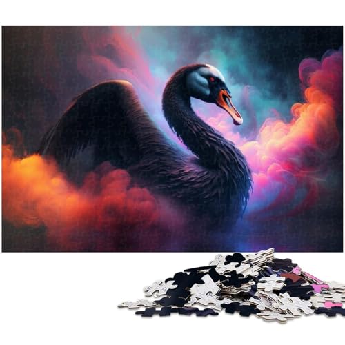 Puzzle 1000 Teile für Erwachsene „Schwarzer Schwanennebel“, Lernspiele, Größe 50 x 75 cm von LLONGKT