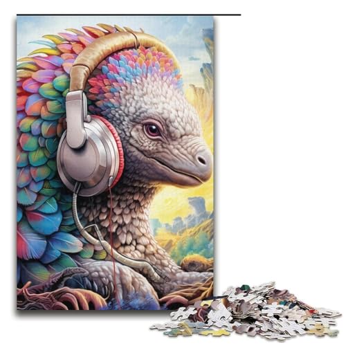Puzzle 1000 Teile für Erwachsene Buntes Papageien-Puzzle für Erwachsene, Papppuzzle, Lernspiel, Größe 38 x 26 cm von LLONGKT