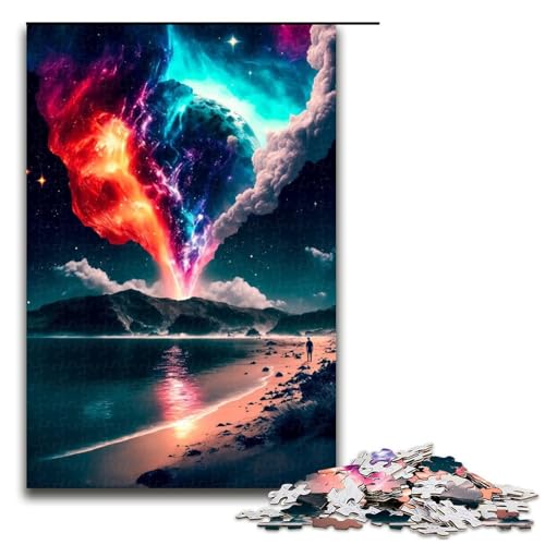 Puzzle 1000 Teile für Erwachsene Hinter Bergen Puzzles für Erwachsene Holzpuzzle Familienspaßspielzeug Größe 50x75cm Puzzle 1000 Teile für Erwachsene Hinter Bergen Puzzles für Erwachsene Holzpuzzle Familienspaßspielzeug Größe 50x75cm von LLONGKT