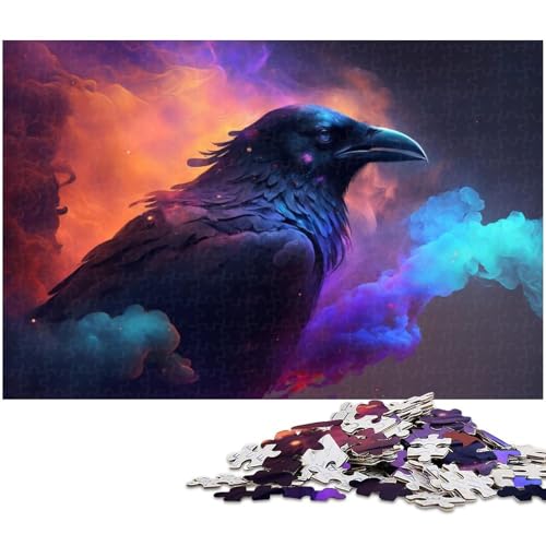Puzzle 1000 Teile für Erwachsene Krähennebel Puzzle Lernspiele Größe 38x26cm von LLONGKT