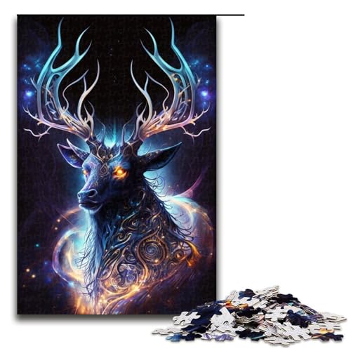 Puzzle 1000 Teile für Erwachsene Löwenpuzzle Lernspiele Lernspiel für Geburtstag, Weihnachten Größe 50x75cm von LLONGKT