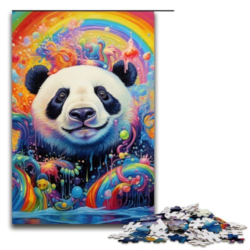 Puzzle 1000 Teile für Erwachsene Panda Puzzle Lernspiele Lernspiel für Geburtstag, Weihnachten Größe 50x75cm von LLONGKT