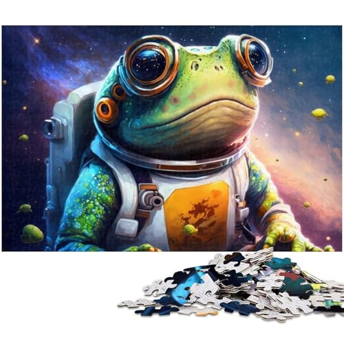 Puzzle 1000 Teile für Erwachsene Planet Frog Puzzle für Erwachsene, Papppuzzle für Sommerliebhaber, Größe 38 x 26 cm von LLONGKT