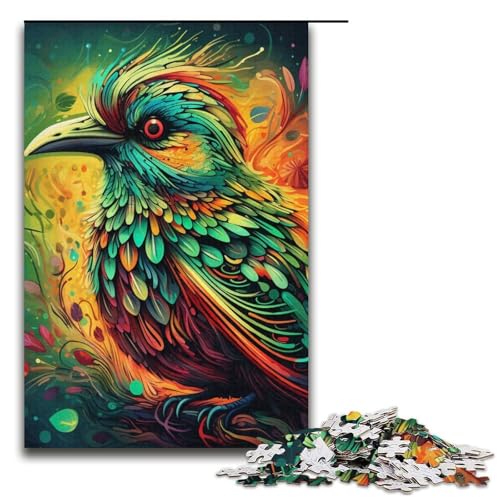 Puzzle 1000 Teile für Erwachsene Spatzen-Puzzle Lernspiele Lernspiel für Geburtstag, Weihnachten Größe 38x26cm von LLONGKT