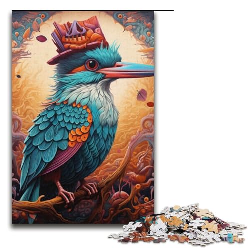 Puzzle 1000 Teile für Erwachsene Tier- und Vogelpuzzles für Papppuzzles Pädagogisches Spielzeug zum Stressabbau Größe 38 x 26 cm von LLONGKT