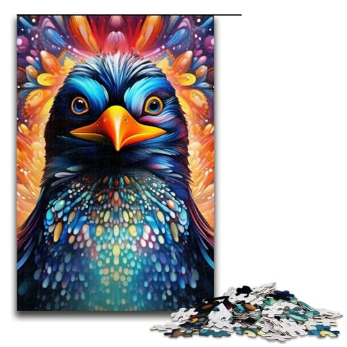 Puzzle 1000 Teile für Erwachsene Tierpinguine Puzzle Lernspiele Lernspiel für Geburtstag, Weihnachten Größe 50x75cm von LLONGKT