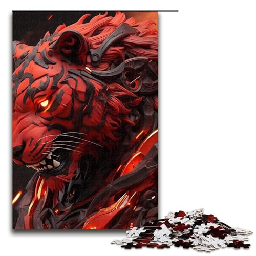 Puzzle 1000 Teile für Erwachsene Tiger-Puzzle für Erwachsene Holzpuzzle Lernspiel Größe 50x75cm Puzzle 1000 Teile für Erwachsene Tiger-Puzzle für Erwachsene Holzpuzzle Lernspiel Größe 50x75cm von LLONGKT