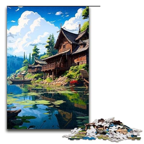 Puzzle 1000 Teile für Erwachsene im japanischen Stil, Puzzle für Erwachsene, Holzpuzzle für Teenager, Geschenke, Größe 50 x 75 cm Puzzle 1000 Teile für Erwachsene im japanischen Stil, Puzzle für Erwachsene, Holzpuzzle für Teenager, Geschenke, Größe 50 x 75 cm von LLONGKT