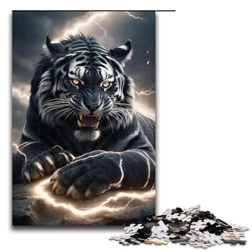 Puzzle 1000 Teile für Erwachsene und Teenager, Kunst-Tiger-Puzzle, ganze Familie, Größe 50 x 75 cm Puzzle 1000 Teile für Erwachsene und Teenager, Kunst-Tiger-Puzzle, ganze Familie, Größe 50 x 75 cm von LLONGKT