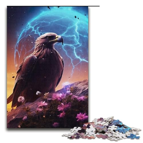 Puzzle Adler im Weltraum, 1000 Teile, für Erwachsene, Lernspiele, Weihnachts- und Geburtstagsgeschenke für Teenager ab 14 Jahren, Größe 38 x 26 cm Puzzle Adler im Weltraum, 1000 Teile, für Erwachsene, Lernspiele, Weihnachts- und Geburtstagsgeschenke für Teenager ab 14 Jahren, Größe 38 x 26 cm von LLONGKT