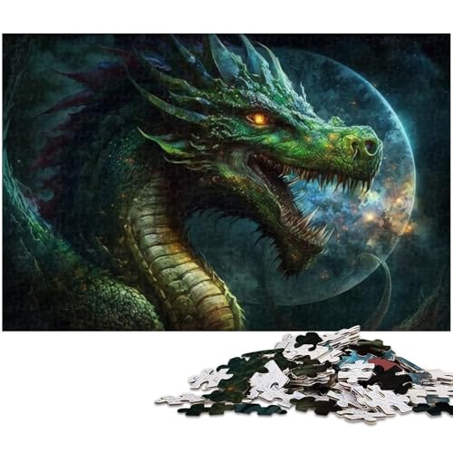 Puzzle Dschungeldrache 1000 Teile für Erwachsene Puzzle für Jugendliche ab 14 Jahren Größe 50x75cm von LLONGKT