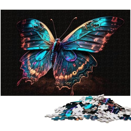 Puzzle Fantasy-Schmetterling, 1000 Teile, für Erwachsene und Jugendliche ab 14 Jahren, Größe 50 x 75 cm von LLONGKT