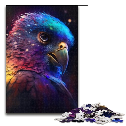 Puzzle Magischer Papagei, 1000 Teile, für Erwachsene, praktisches Spiel, Weihnachts- und Geburtstagsgeschenk für Teenager ab 14 Jahren, Größe 50 x 75 cm Puzzle Magischer Papagei, 1000 Teile, für Erwachsene, praktisches Spiel, Weihnachts- und Geburtstagsgeschenk für Teenager ab 14 Jahren, Größe 50 x 75 cm von LLONGKT