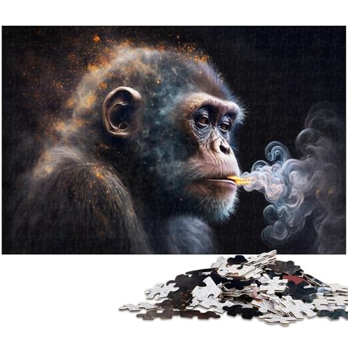 Puzzle Monkey Nebula 1000 Teile für Erwachsene, Puzzle für Jugendliche ab 14 Jahren, Größe 50 x 75 cm von LLONGKT