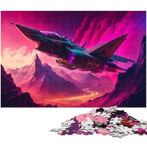 Puzzle Neon Fighter 1000 Teile für Erwachsene Puzzle für Jugendliche ab 14 Jahren Größe 50x75cm von LLONGKT