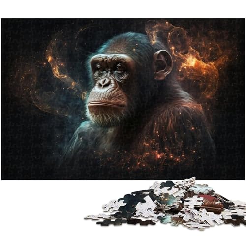 Puzzle Schimpansennebel, 1000 Teile, für Erwachsene, Puzzle für Jugendliche ab 14 Jahren, Größe 50 x 75 cm von LLONGKT