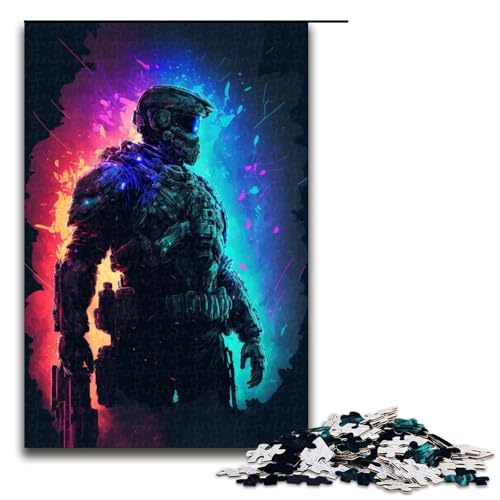 Puzzle Squad Leader 1000 Teile für Erwachsene Lernspiele Weihnachtsgeburtstagsgeschenke für und Teenager ab 14 Jahren Größe 50x75cm von LLONGKT