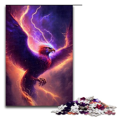 Puzzle Star Phoenix 1000 Teile für Erwachsene Lernspiele Weihnachtsgeburtstagsgeschenke für und Teenager ab 14 Jahren Größe 50x75cm von LLONGKT