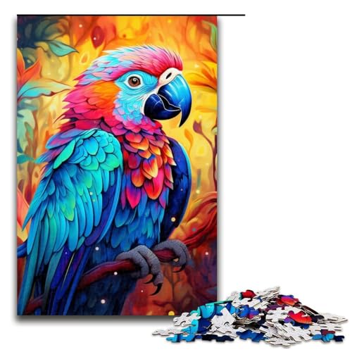 Puzzle Tiere, Vögel, Papageien, 1000-teiliges Puzzle aus Holz, geeignet für Erwachsene, tolles Geschenk für Erwachsene, Größe 50 x 75 cm Puzzle Tiere, Vögel, Papageien, 1000-teiliges Puzzle aus Holz, geeignet für Erwachsene, tolles Geschenk für Erwachsene, Größe 50 x 75 cm von LLONGKT